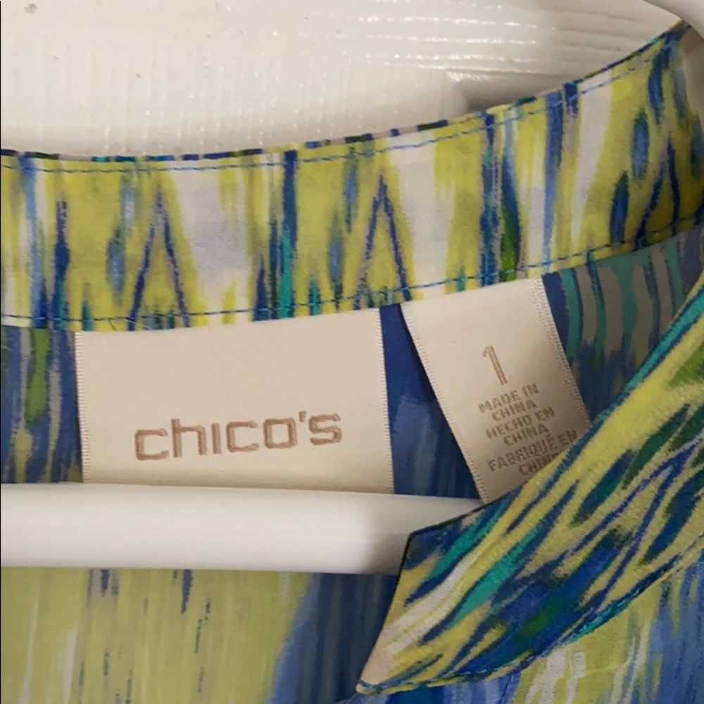 CHICOS SIZE 1 Top - Picture 3 of 3